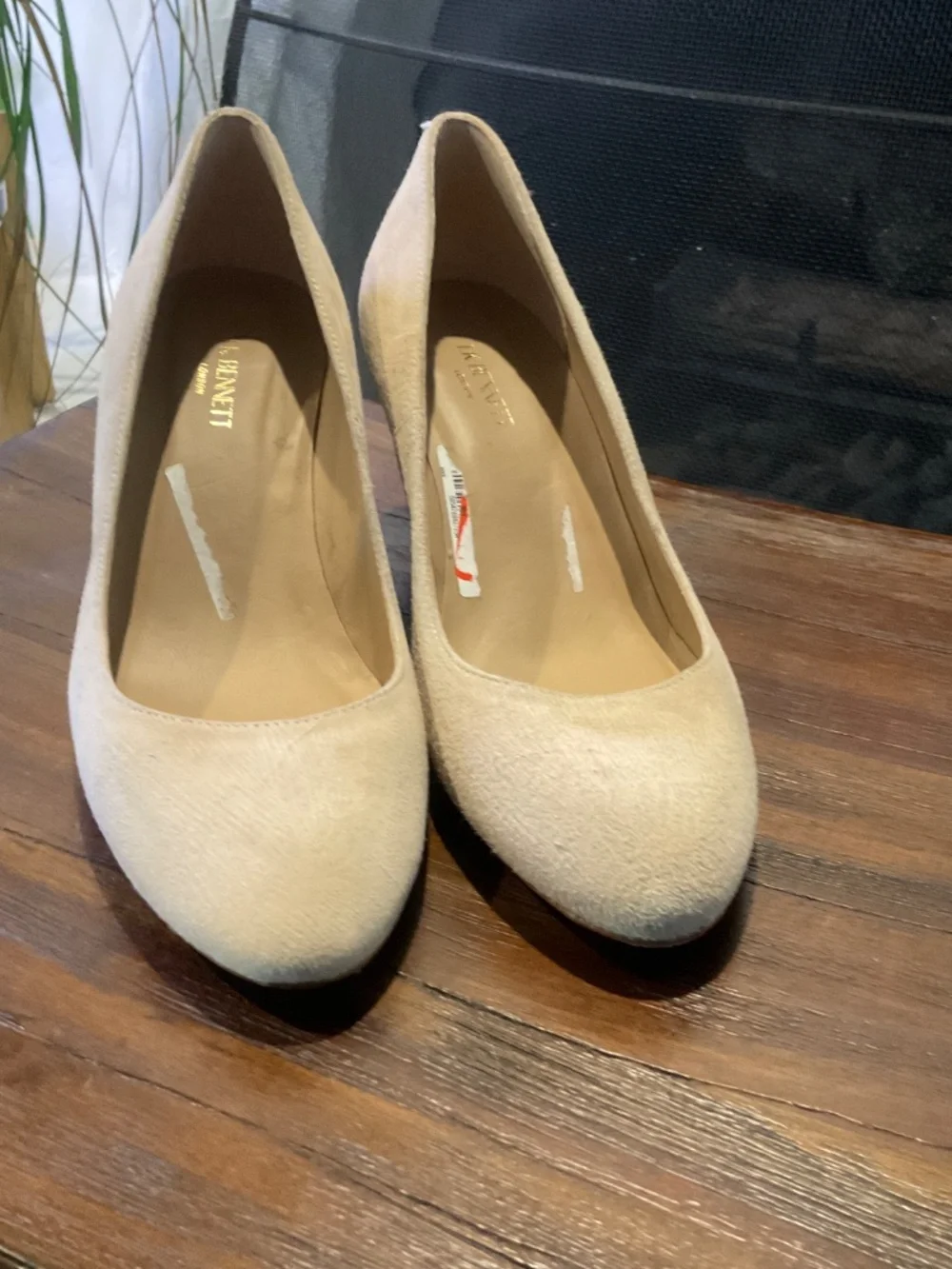 LK Bennett Eevi Tan Suede Espadrilles Size EU 37/US 6.5/7